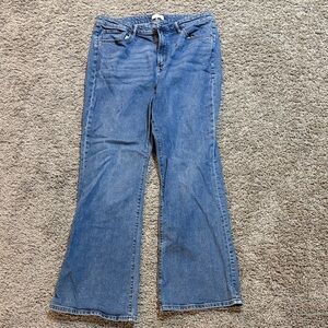 Women’s Loft curvy boot Classic Blue Jeans, 14/32